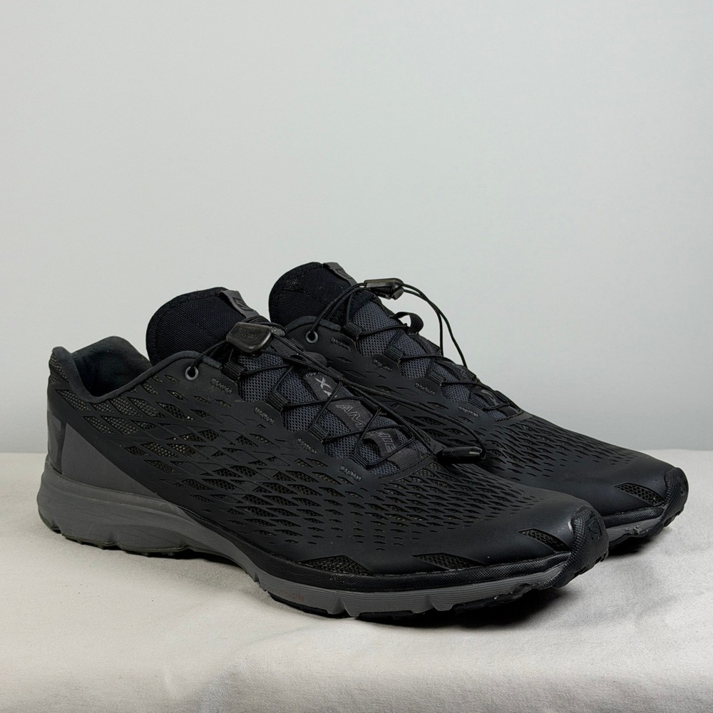 Salomon XA Amphib Mens Black Phantom Trail Water Shoes 401554 Size 11